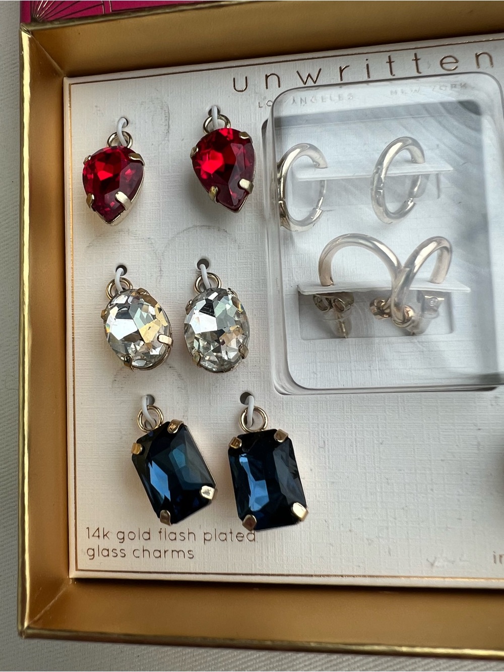 Unwritten Mix & Match Interchangeable Earrings Set - Multi-Color - Picture 2 of 5